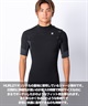 HURLEY ハーレー アドバンテージ プラス MZSPAD25 ウェットスーツ スプリング メンズ(BLACK-M)