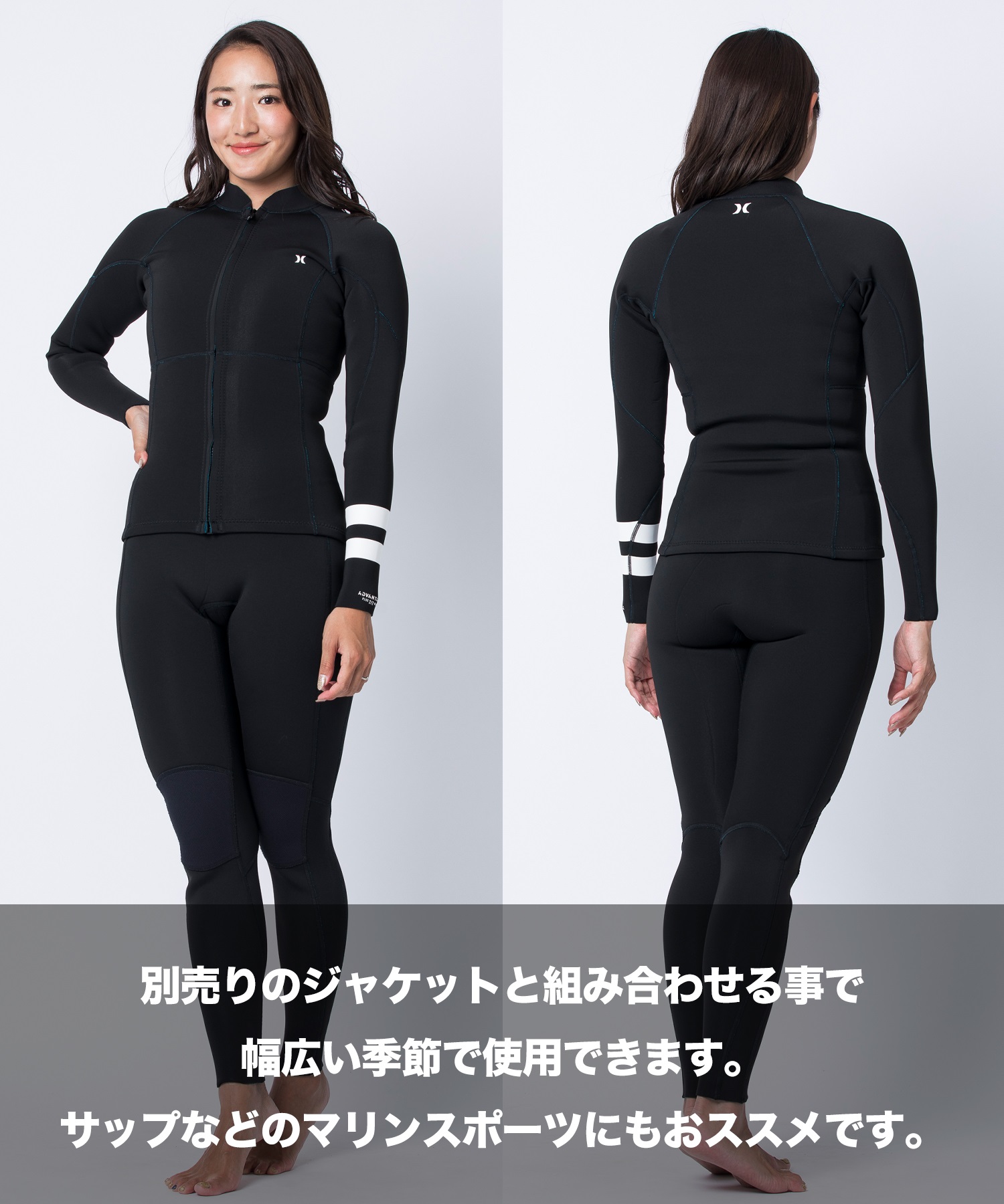 Hurley ハーレー ICON 3×2mm LONG JOHN GZLJIC25 レディース