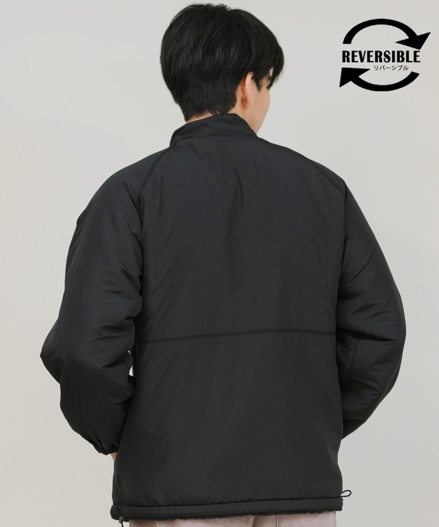 Hurley ハーレー ジャケット メンズ リバーシブル ボア オーバーサイズ