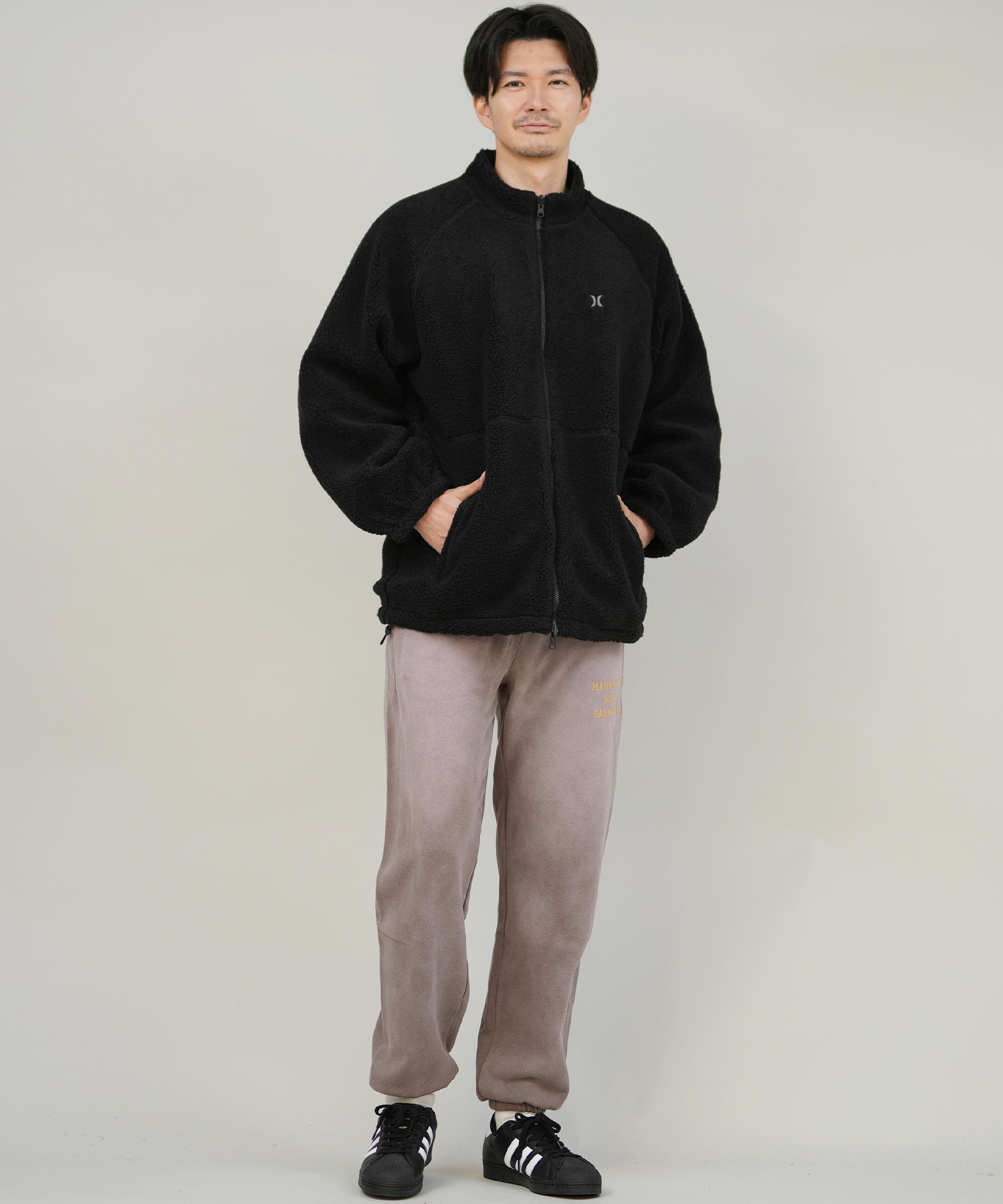 Hurley ハーレー ジャケット メンズ リバーシブル ボア オーバーサイズ