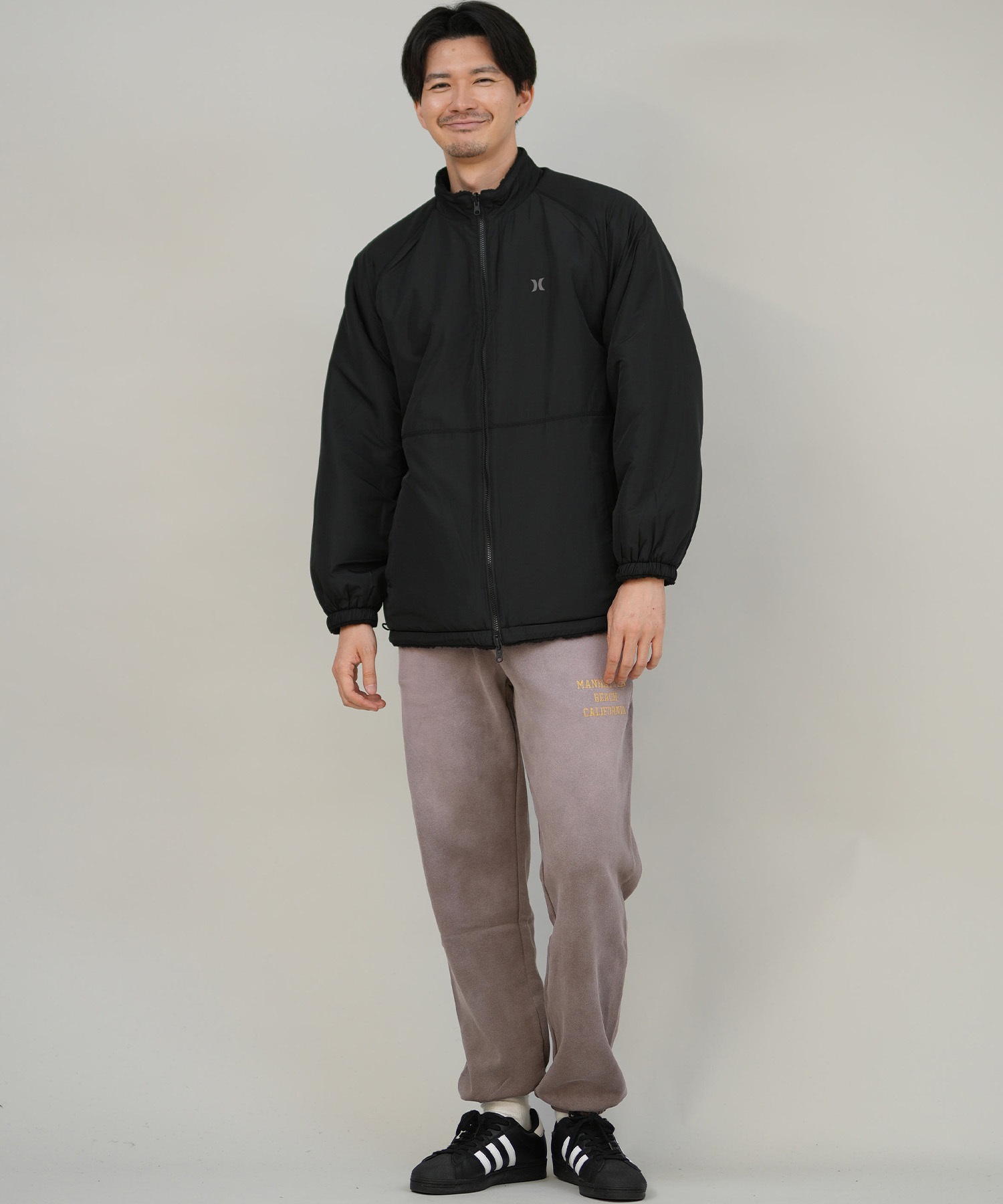 Hurley ハーレー ジャケット メンズ リバーシブル ボア オーバーサイズ