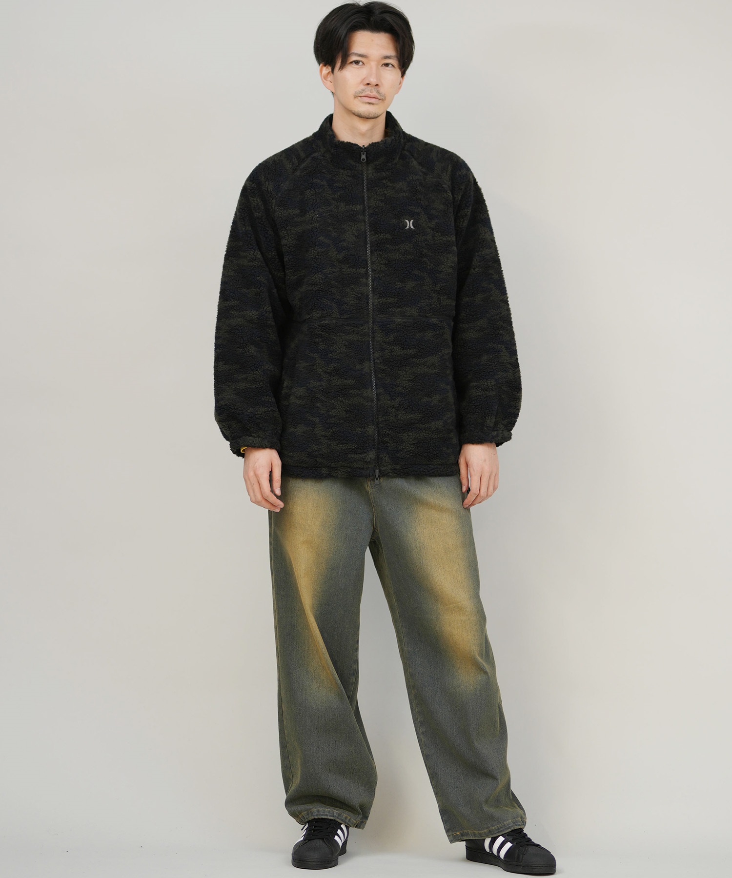 Hurley ハーレー ジャケット メンズ リバーシブル ボア オーバーサイズ
