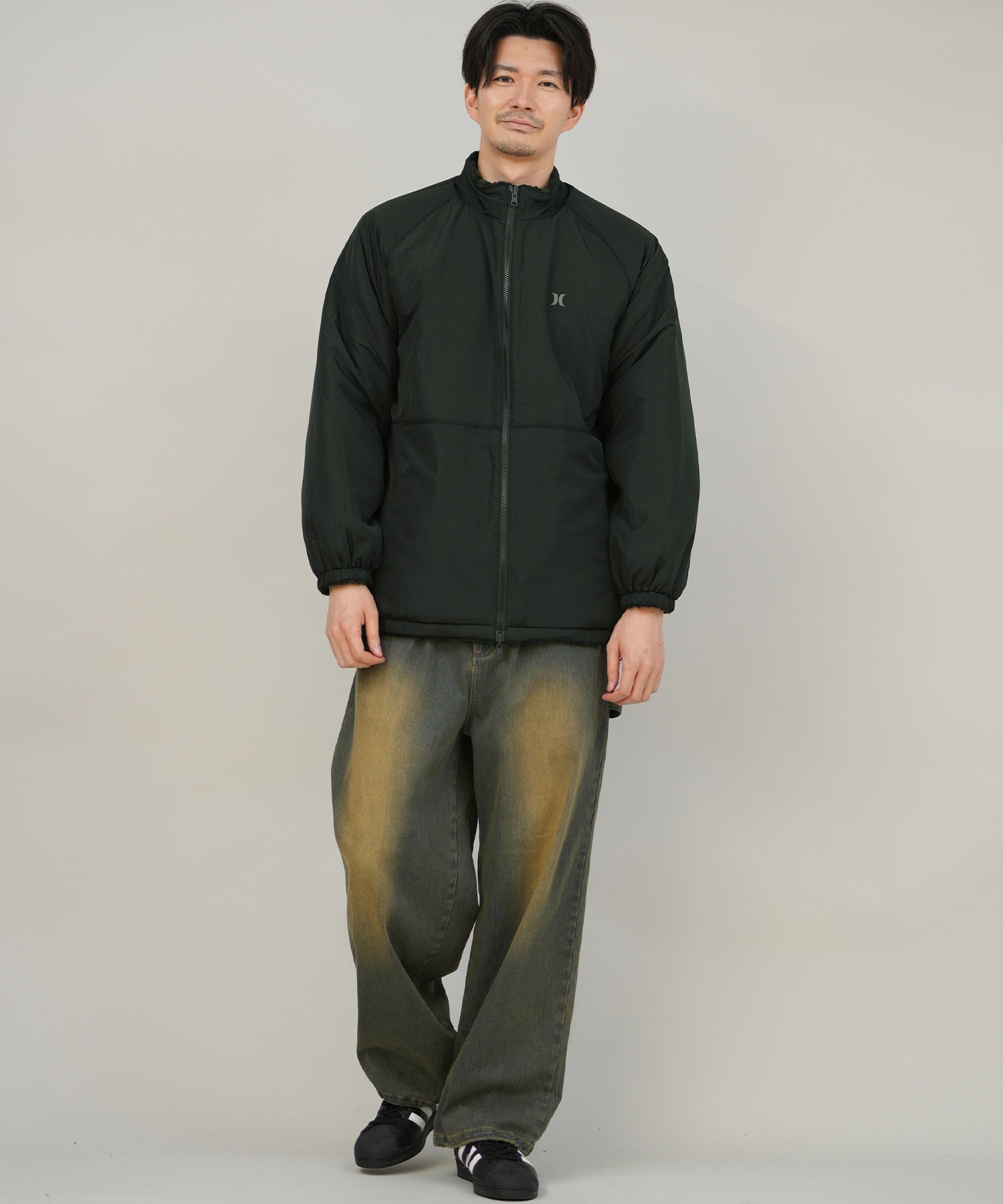 Hurley ハーレー ジャケット メンズ リバーシブル ボア オーバーサイズ