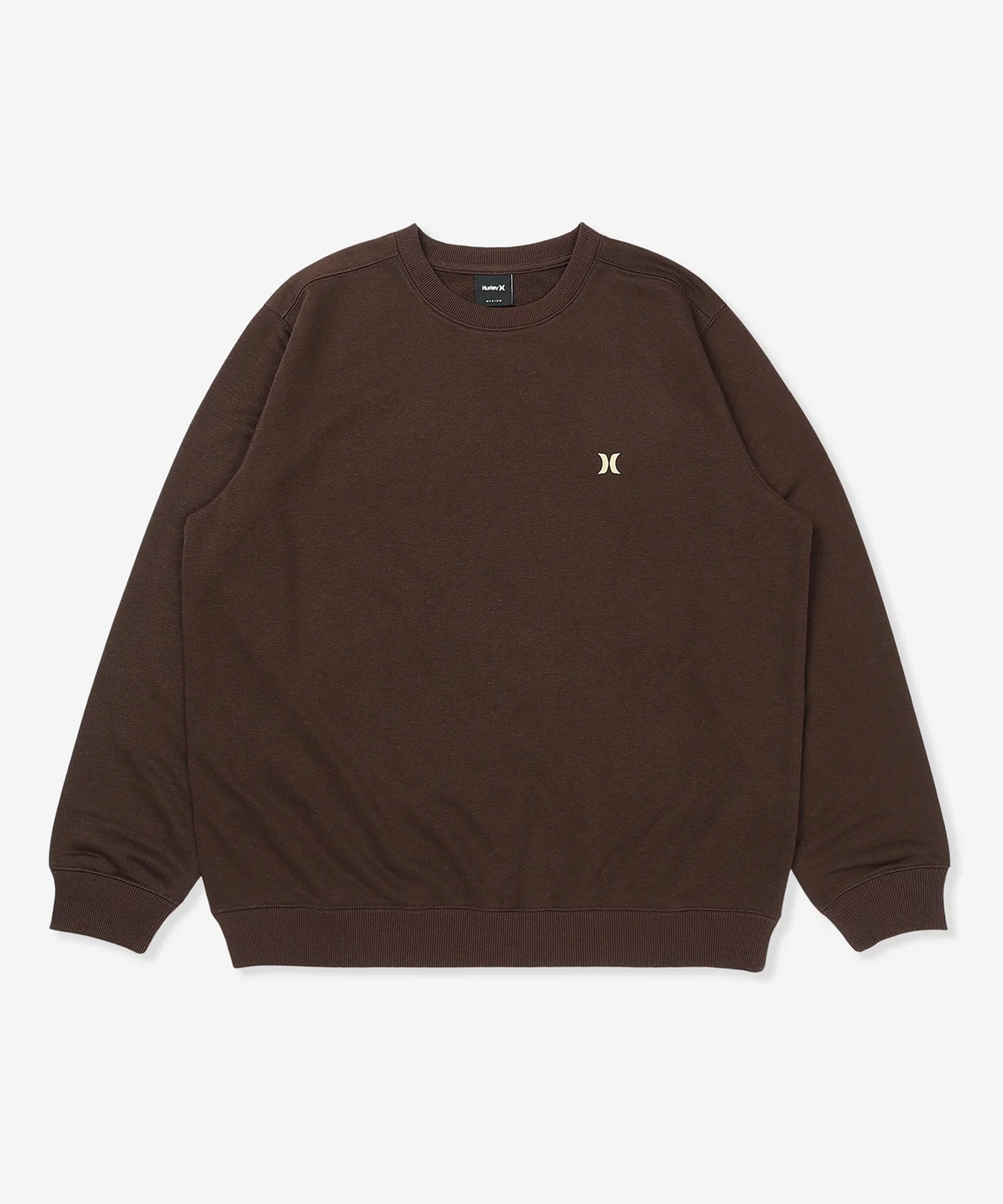 Hurley ハーレー　ヒョウ柄　裏起毛　スウェット　トレーナー　 Hurley ハーレー トレーナー スウェット メンズ クルーネック バック