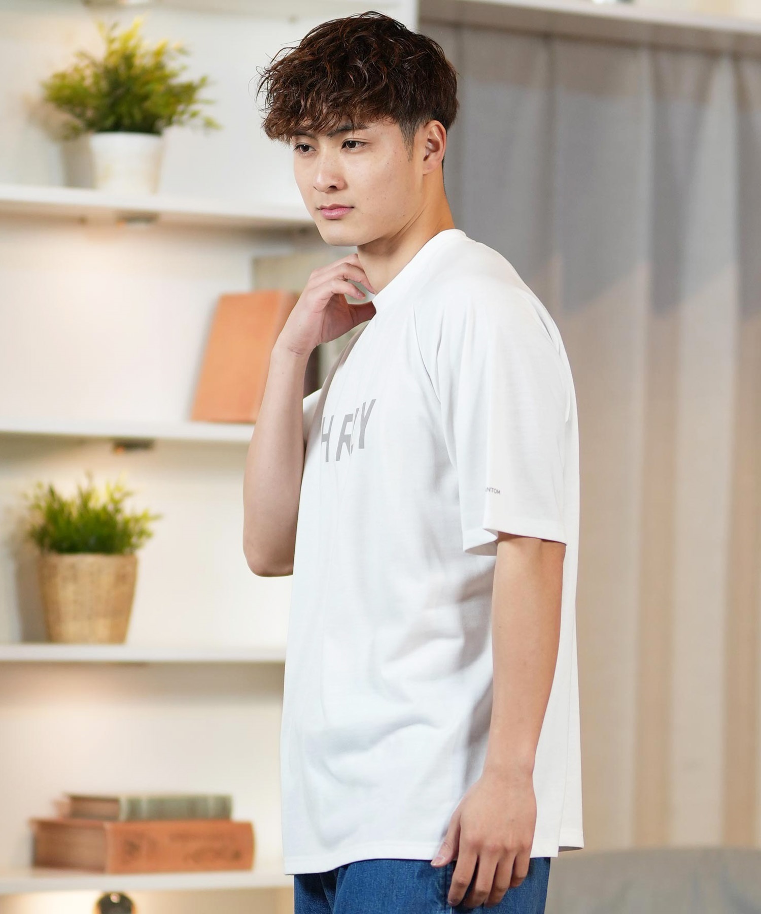 Hurley ハーレー 半袖 Tシャツ メンズ フロントプリント オーバーサイズ PTM HRLY OVRSZD SS TEE MCSS251041(WHT-S)