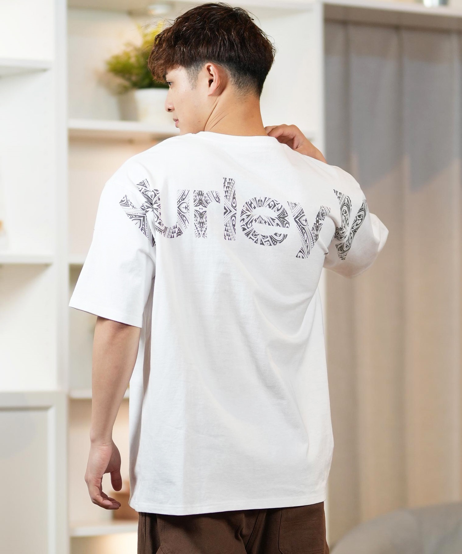 ★★ T　★★ Hurley ハーレー 半袖 Tシャツ メンズ バックプリント オーバー