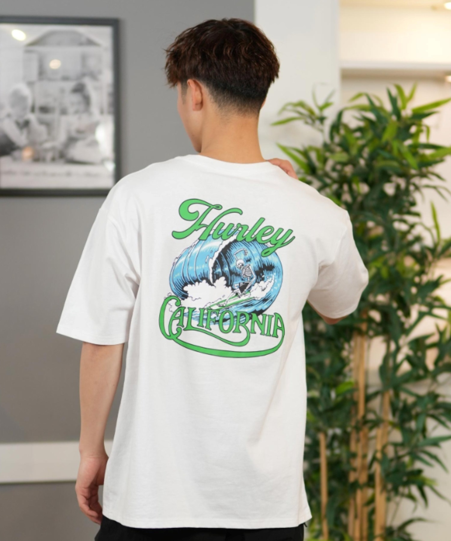 Hurley ハーレー 半袖 Tシャツ メンズ バックプリント オーバーサイズ