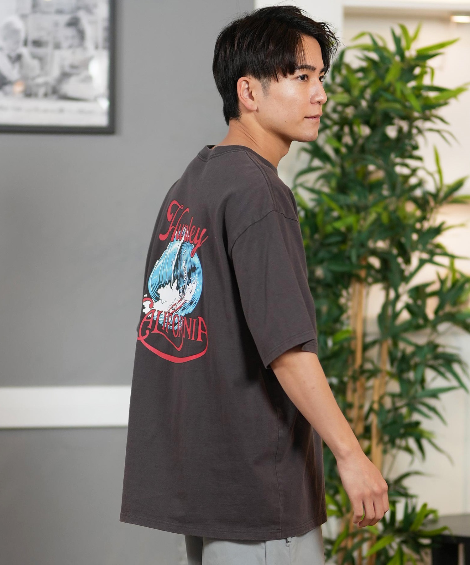 Hurley ハーレー 半袖 Tシャツ メンズ バックプリント オーバーサイズ