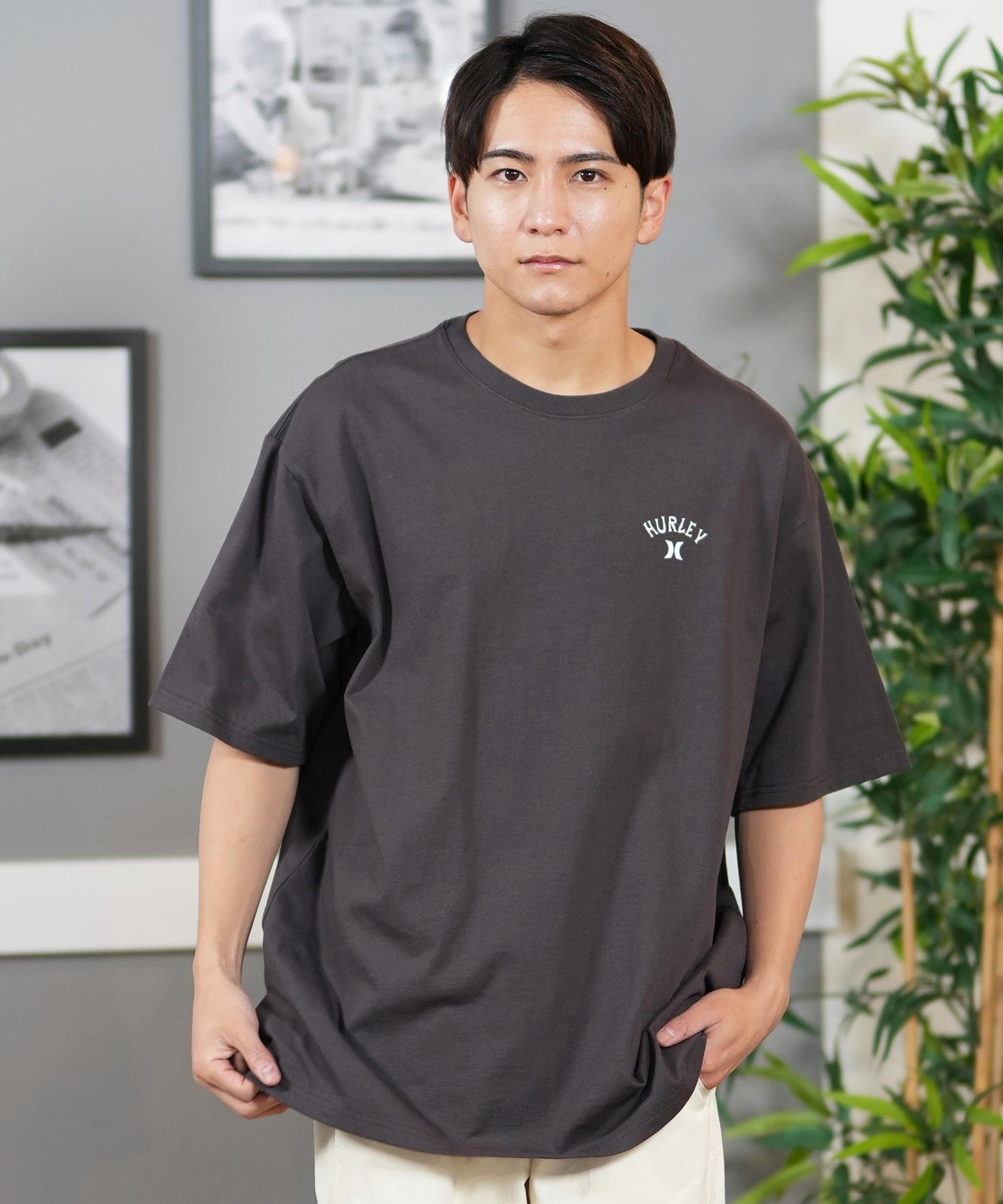 Hurley ハーレー 半袖 Tシャツ メンズ バックプリント オーバーサイズ