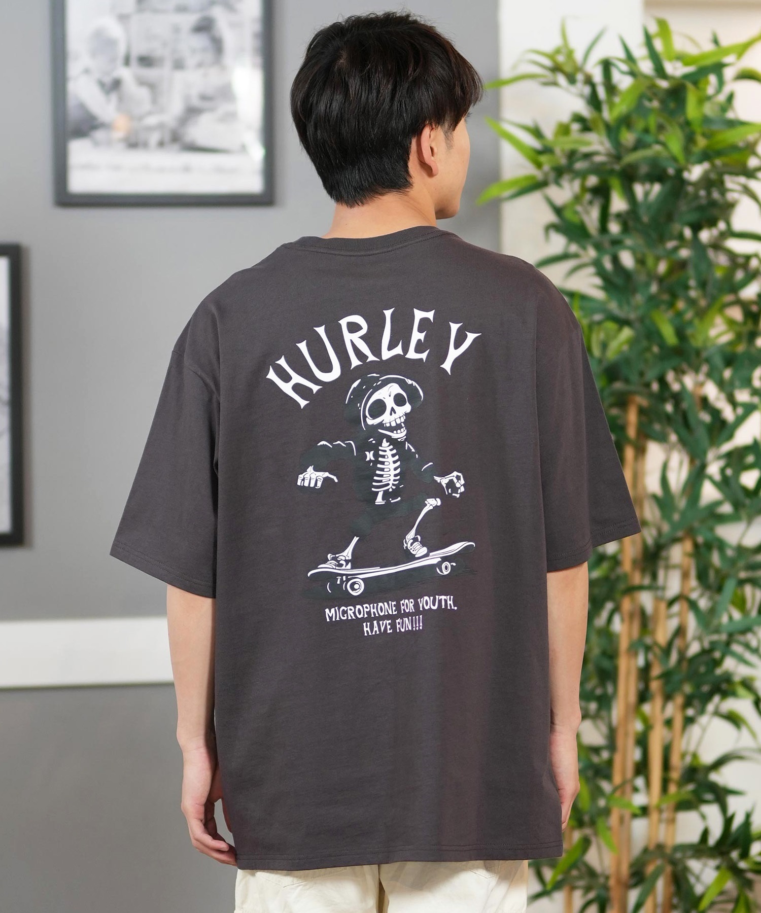 Hurley ハーレー 半袖 Tシャツ メンズ バックプリント オーバーサイズ