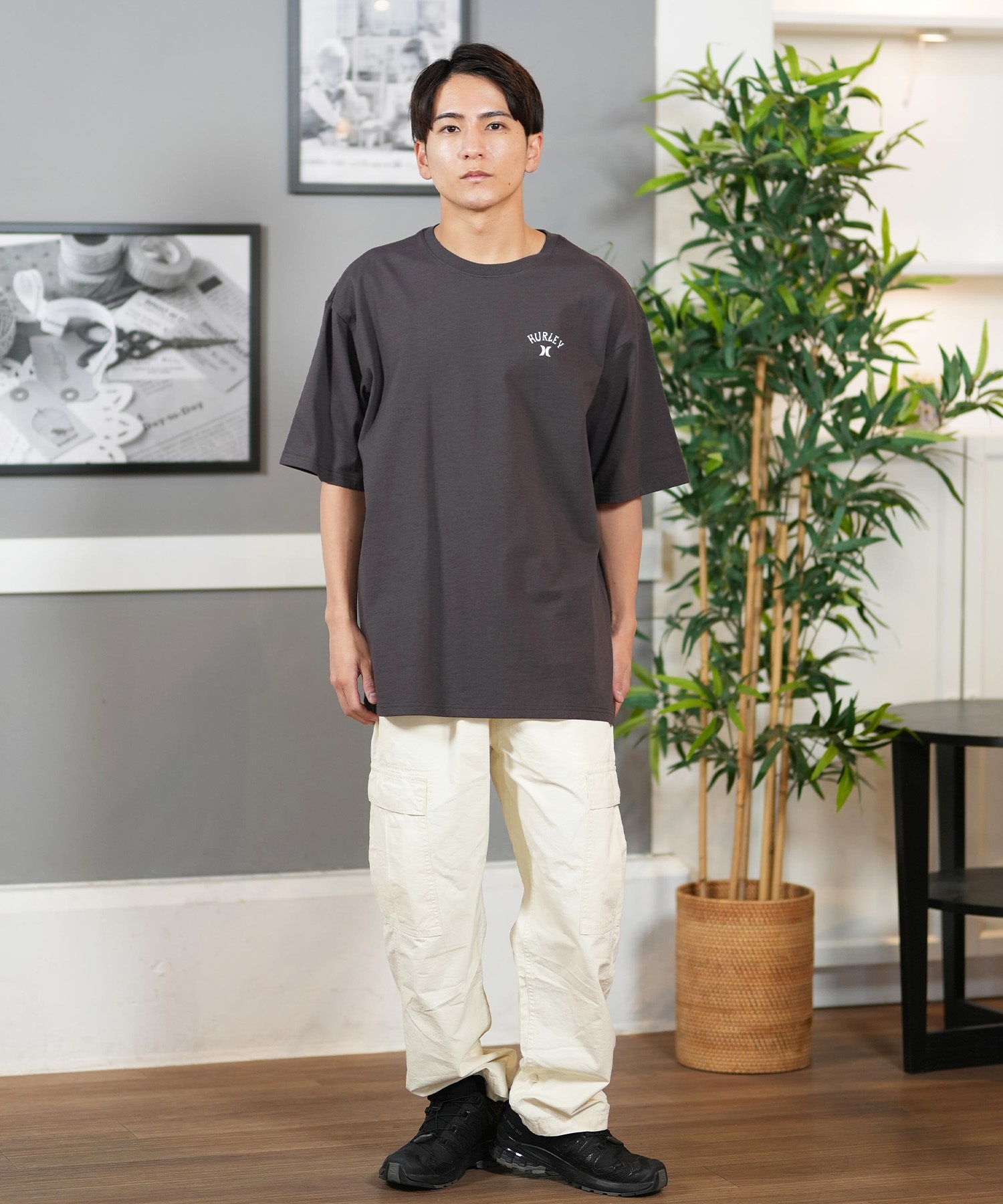 Hurley ハーレー 半袖 Tシャツ メンズ バックプリント オーバーサイズ 