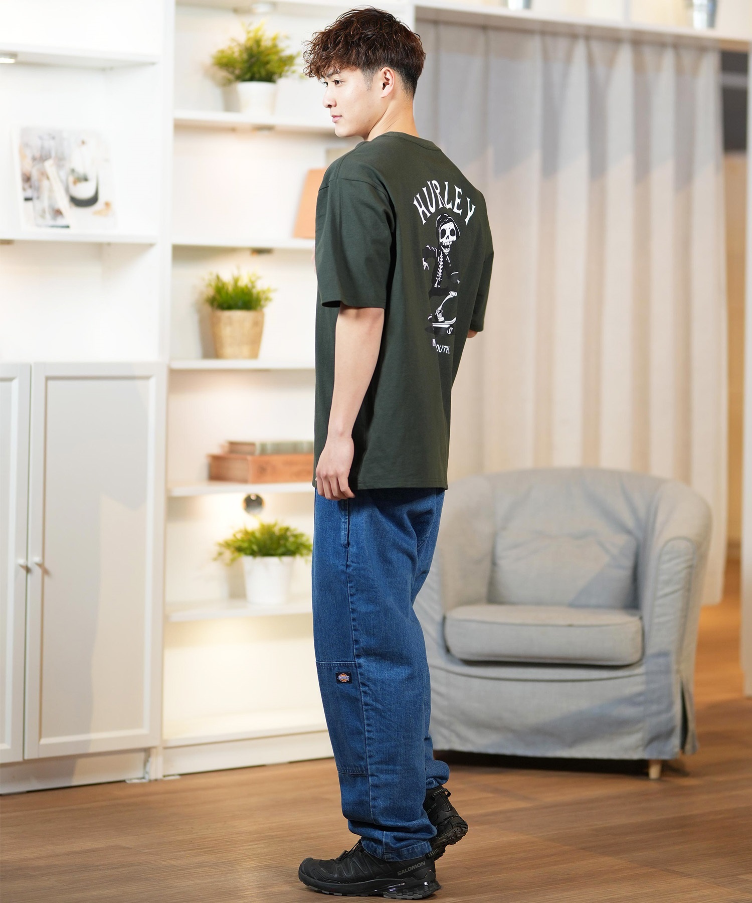 Hurley ハーレー 半袖 Tシャツ メンズ バックプリント オーバーサイズ