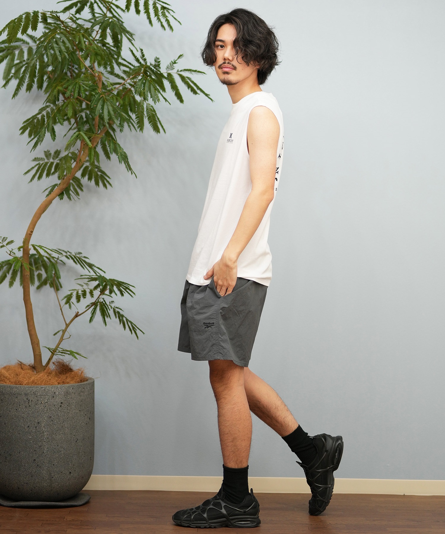 Hurley ハーレー タンクトップ メンズ バックプリント