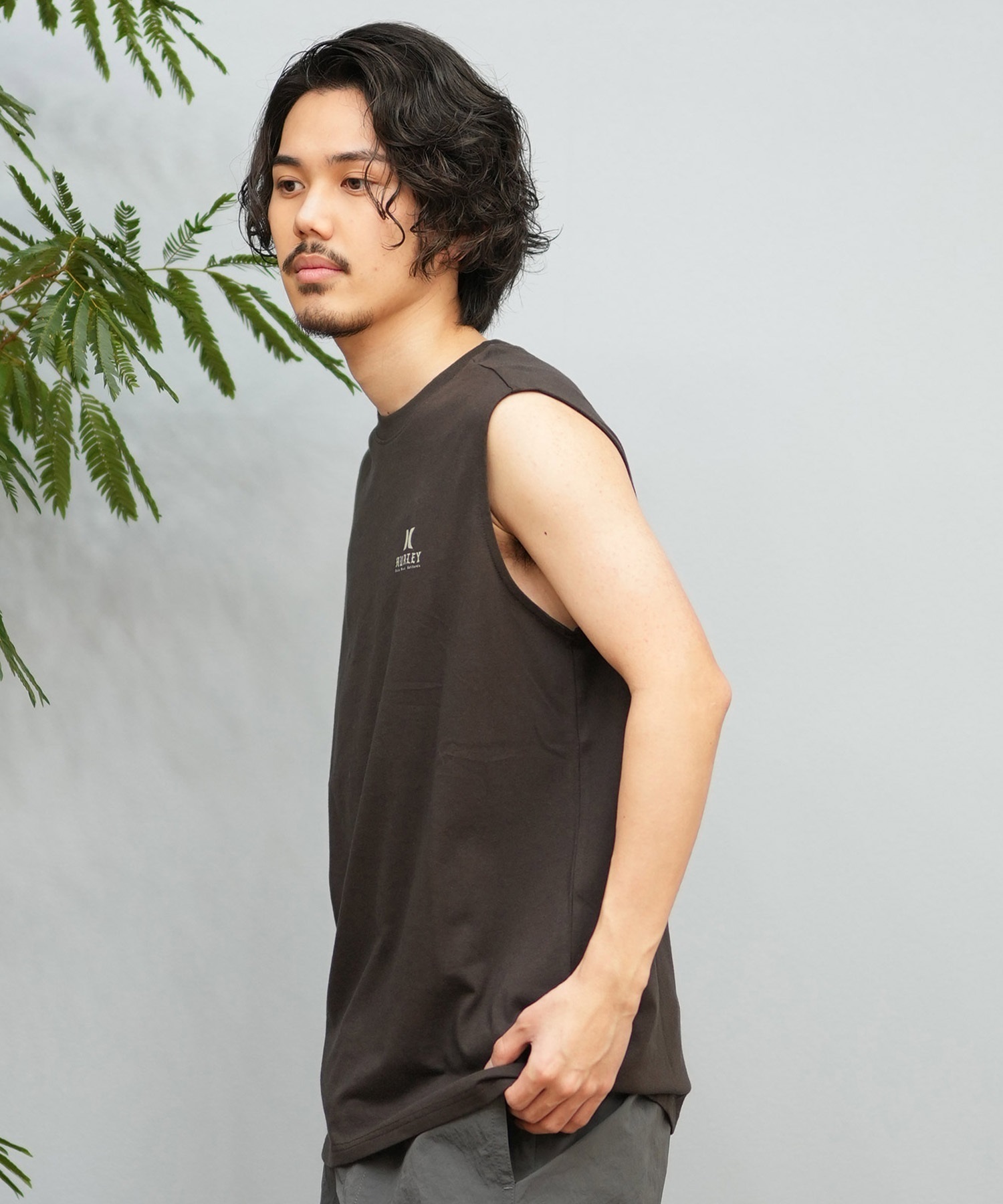 Hurley ハーレー タンクトップ メンズ バックプリント ノースリーブ 袖