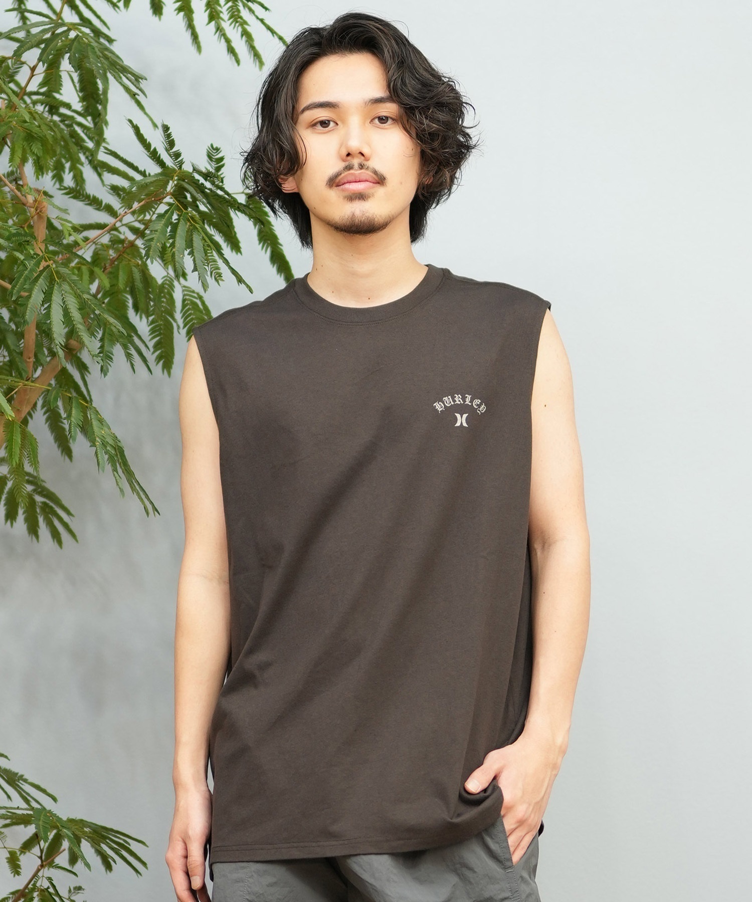 Hurley ハーレー タンクトップ メンズ バックプリント ノースリーブ 袖