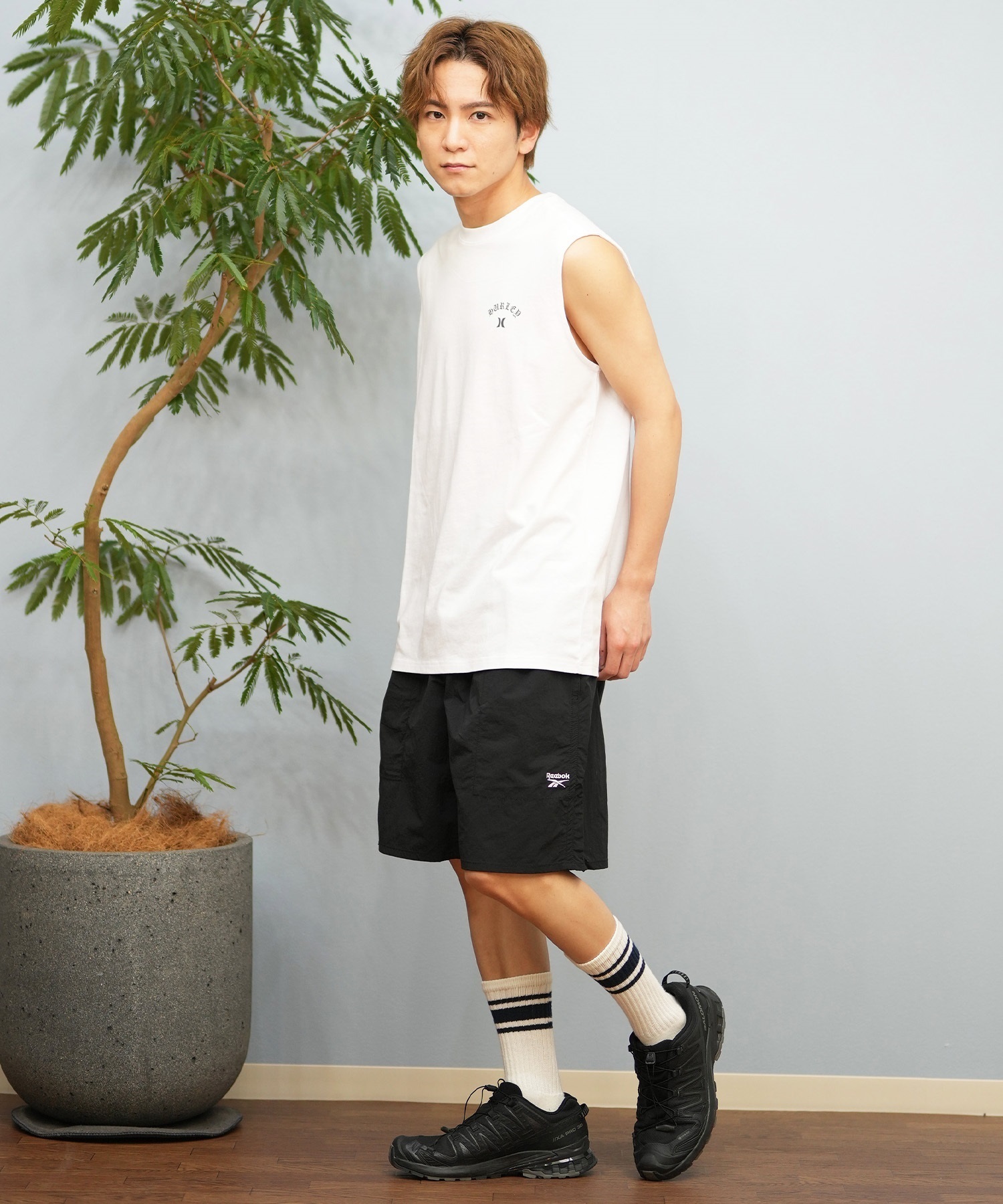 Hurley ハーレー タンクトップ メンズ バックプリント ノースリーブ 袖