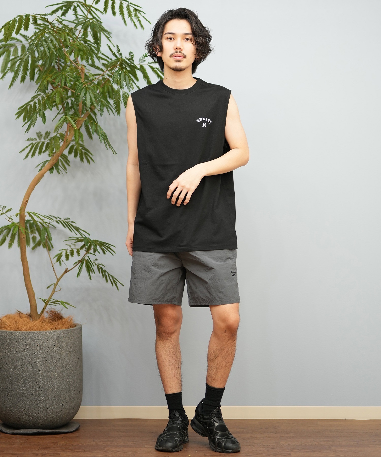 Hurley ハーレー タンクトップ メンズ バックプリント ノースリーブ 袖