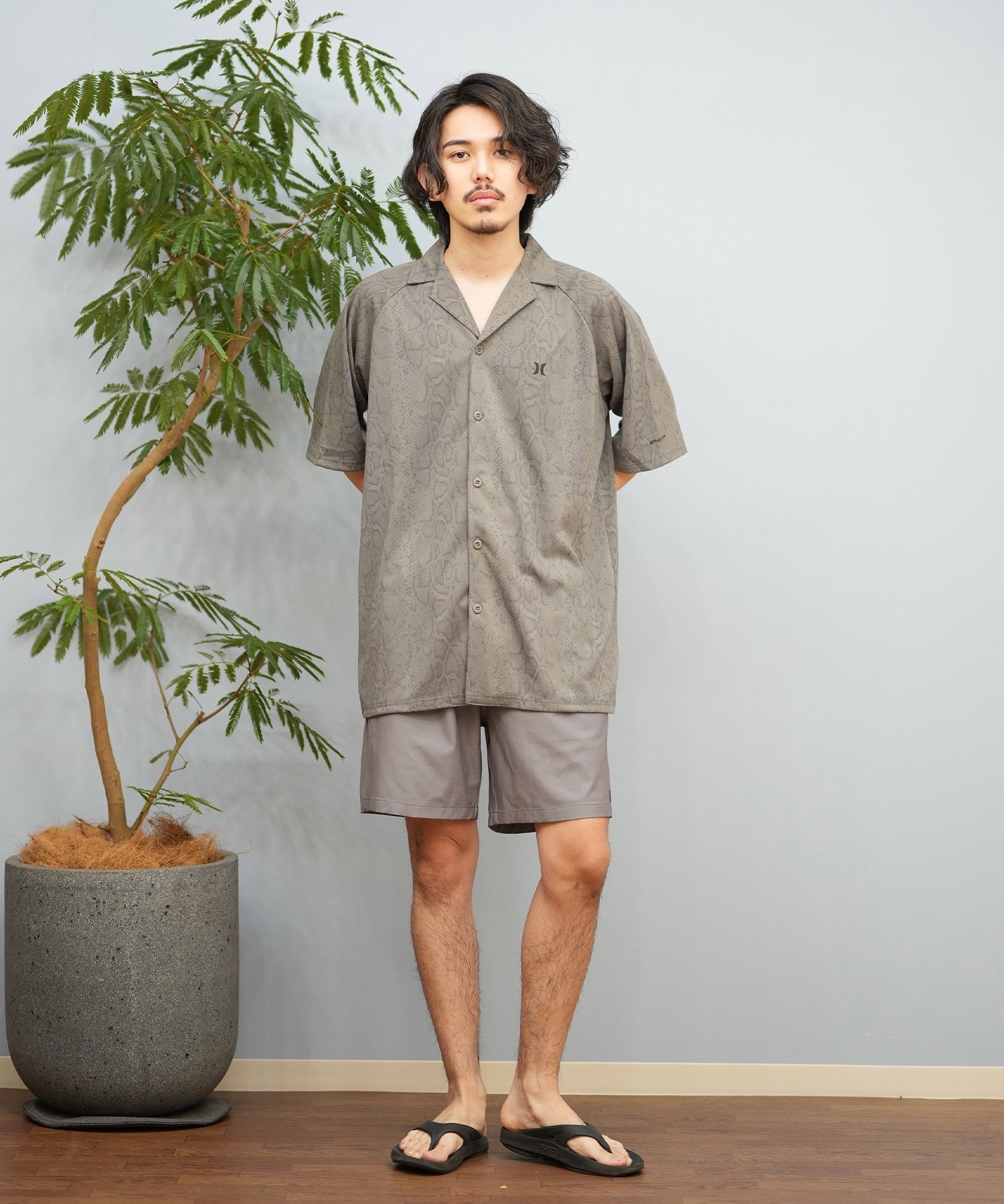 Loudmouth 花柄 メンズ　半袖　 Lサイズ cari25-14_a.jpg