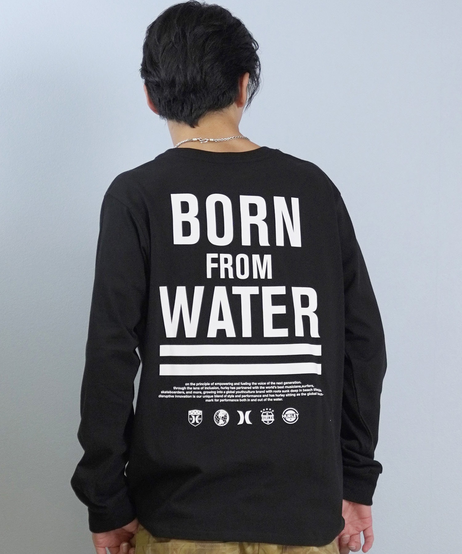 Hurley ハーレー 長袖 Tシャツ ロンT メンズ レギュラーフィット BORN