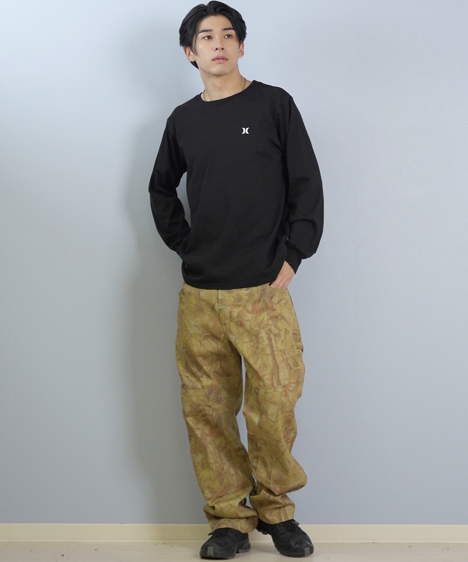 Hurley ハーレー 長袖 Tシャツ ロンT メンズ レギュラーフィット BORN