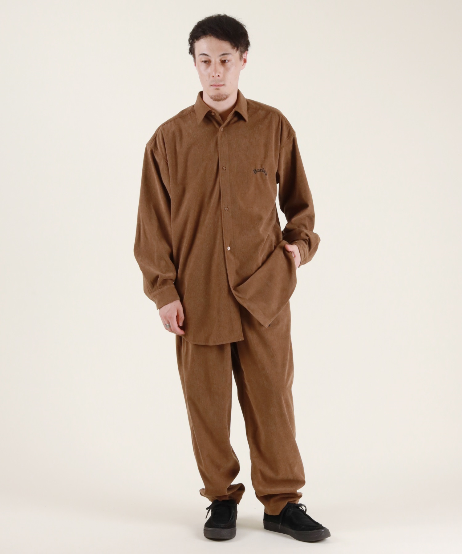 Hurley ハーレー 長袖 シャツ メンズ コーデュロイ MCWV252045 ロング