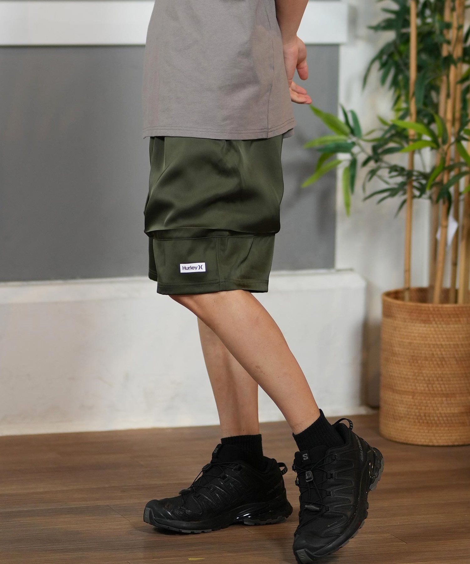 ショートパンツ Needles SHORTS (MR103 CPinkCross) 150-160㎝】ダンボールニット ショートパンツ / 組曲 KIDS