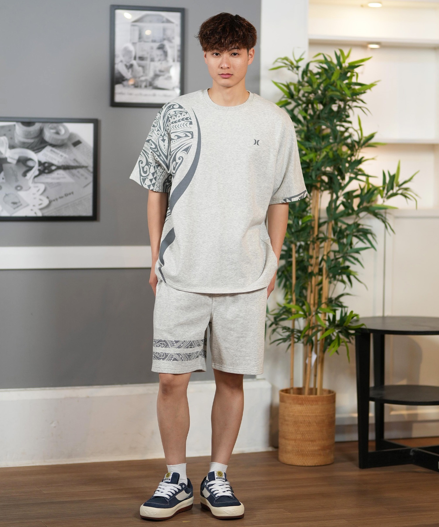 A BATHING APE® Solid Camo Jacquard Multilogo Relaxed Fit