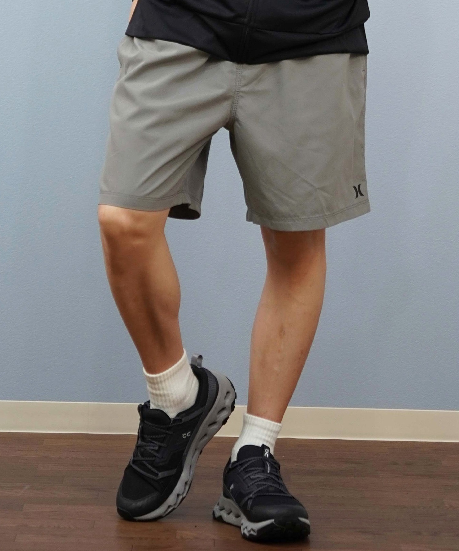 Hurley ハーレー 水着 海パン トランクス サーフパンツ メンズ 水陸両用 ワンポイントロゴ シンプル MBS07916(100-S)