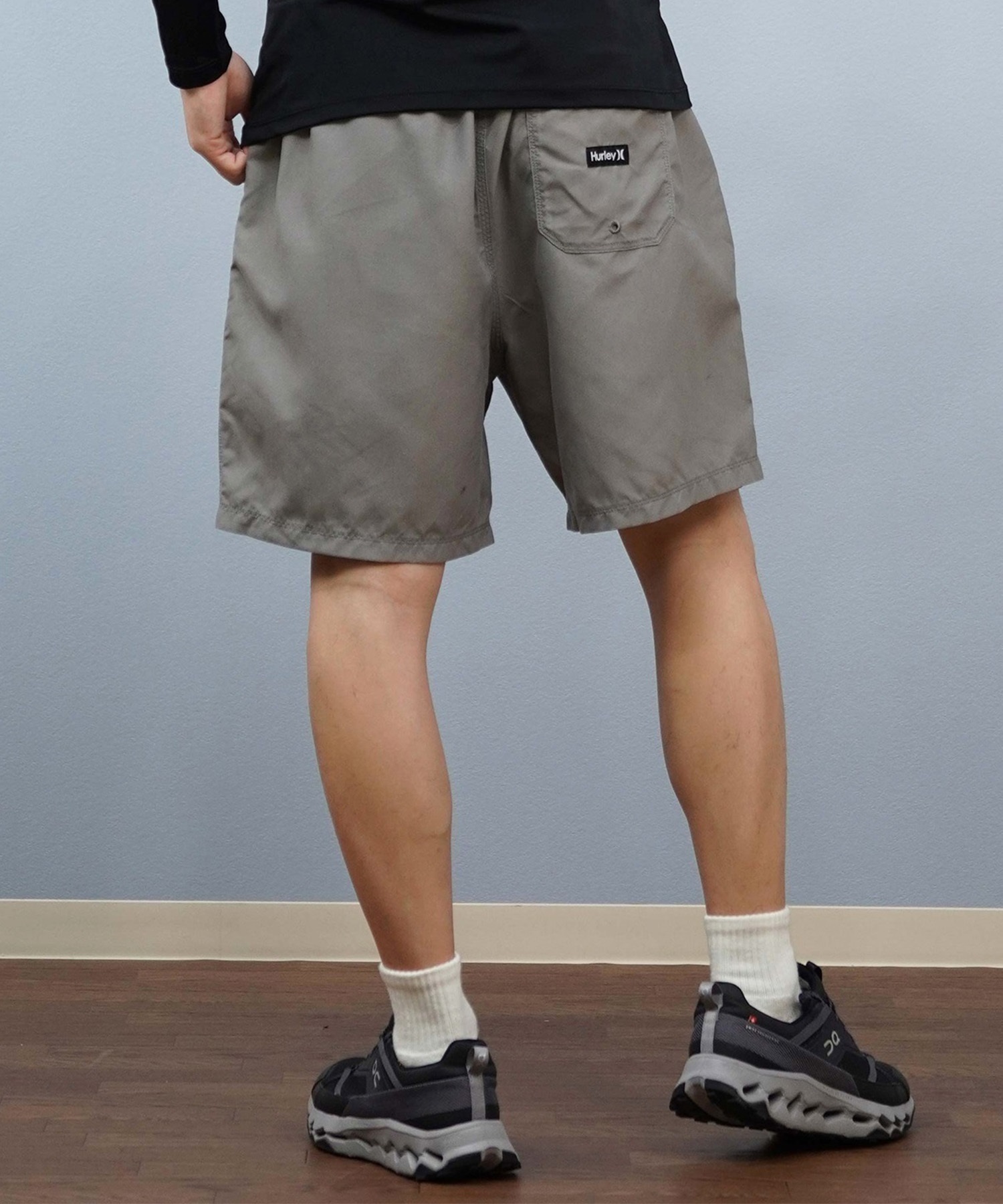 Hurley ハーレー 水着 海パン トランクス サーフパンツ メンズ 水陸両用 ワンポイントロゴ シンプル MBS07917(001-S)
