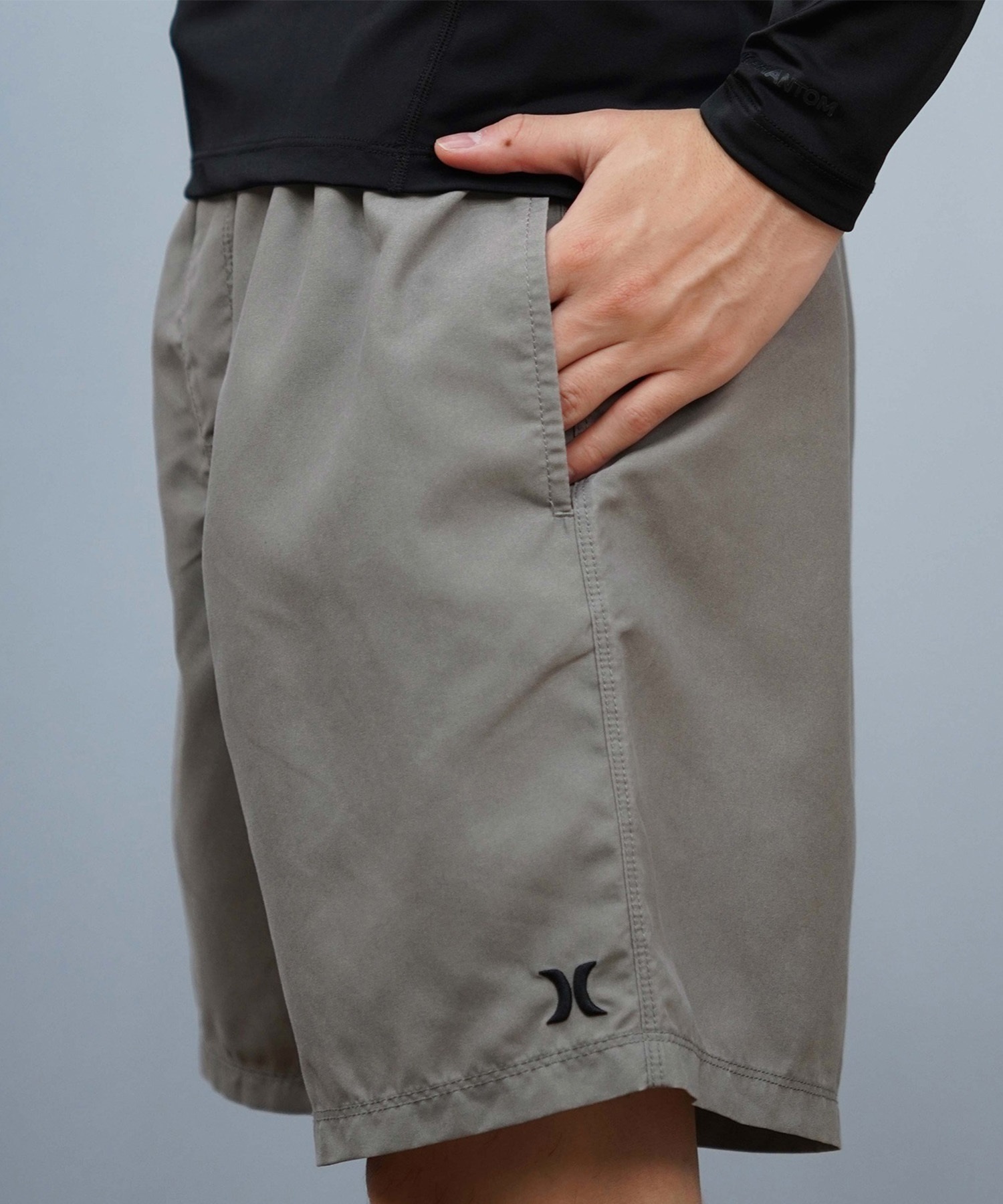 Hurley ハーレー 水着 海パン トランクス サーフパンツ メンズ 水陸両用 ワンポイントロゴ シンプル MBS07917(001-S)