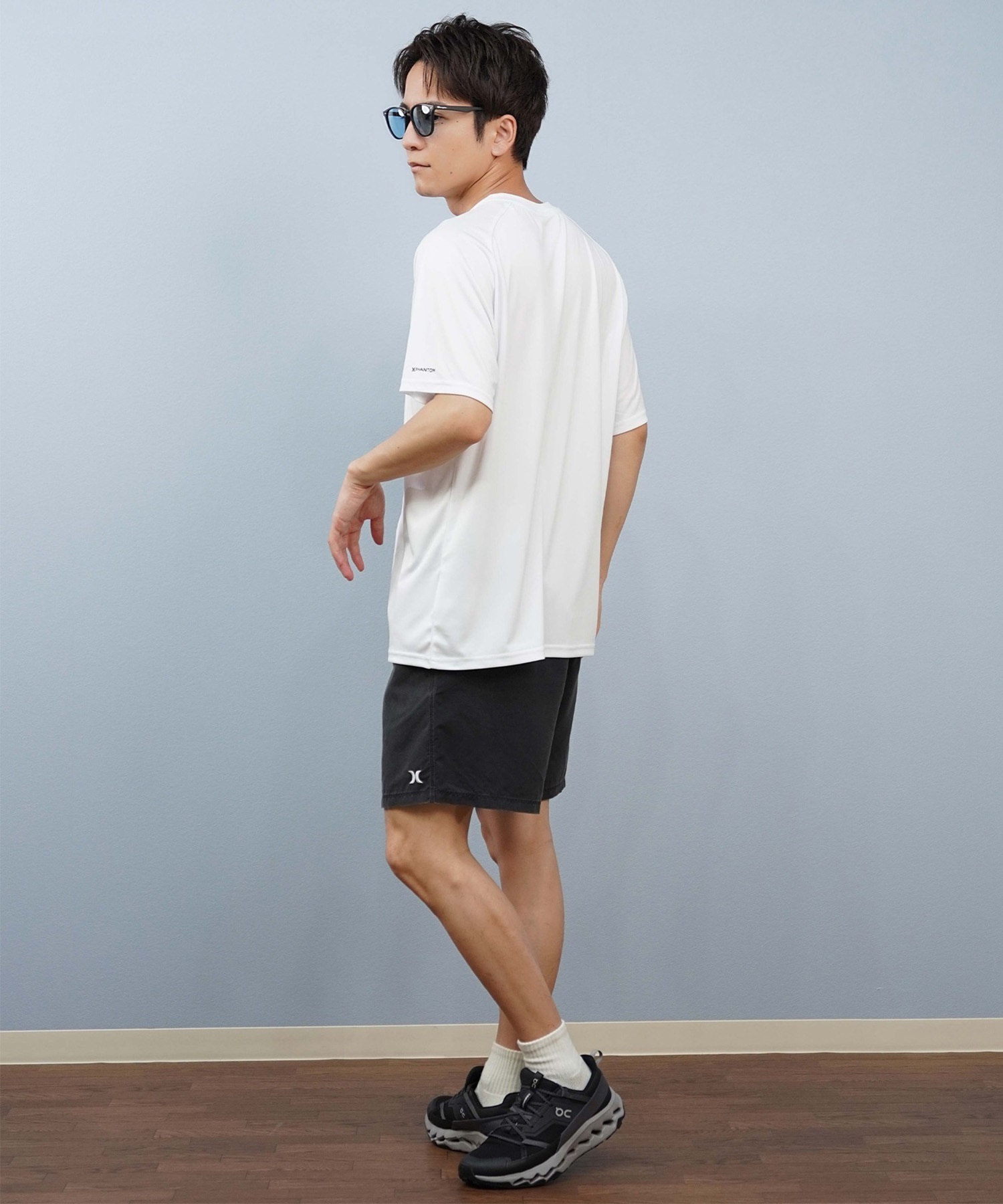 Hurley ハーレー 水着 海パン トランクス サーフパンツ メンズ 水陸両用 ワンポイントロゴ シンプル MBS07917(001-S)