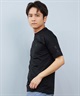 Hurley ハーレー 水着 ラッシュガード 半袖 Tシャツ メンズ ロゴ シンプル MSRG251004(BKBK-M)