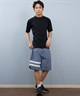 Hurley ハーレー 水着 ラッシュガード 半袖 Tシャツ メンズ ロゴ シンプル MSRG251004(BKBK-M)