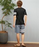 Hurley ハーレー 水着 ラッシュガード 半袖 Tシャツ メンズ ロゴ シンプル MSRG251004(BKBK-M)
