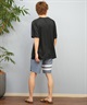 Hurley ハーレー 水着 ラッシュガード 半袖 Tシャツ メンズ 水陸両用 UVカット ロゴ MSRG251006(WHT-S)