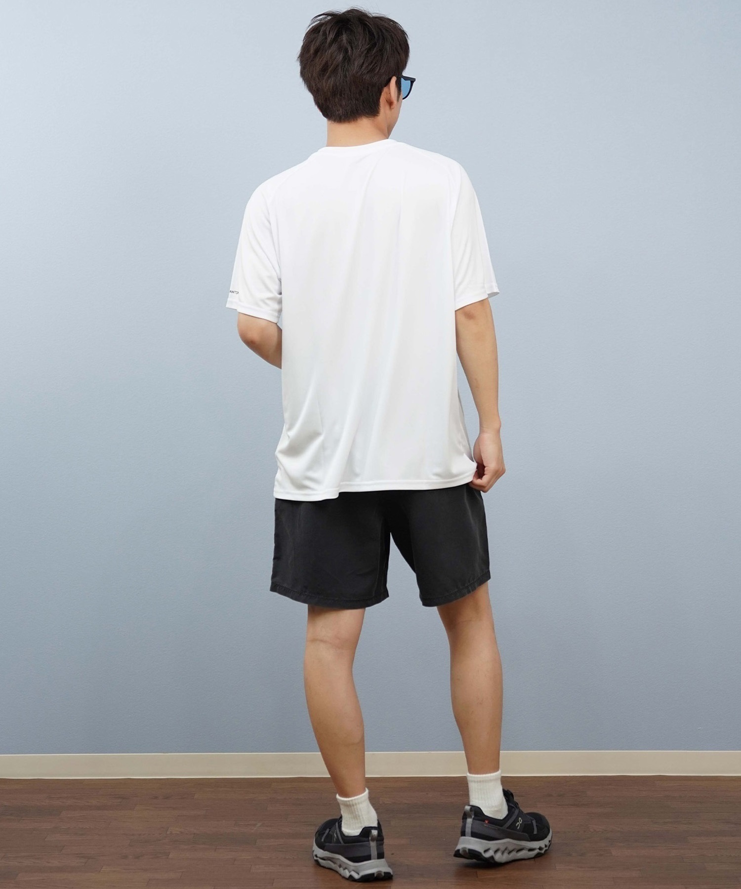 Hurley ハーレー 水着 ラッシュガード 半袖 Tシャツ メンズ 水陸両用 UVカット ロゴ MSRG251006(WHT-S)