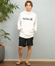 Hurley ハーレー 水着 ラッシュガード ジップアップ パーカー メンズ UVカット ロゴ シンプル MSRG251010(BLK-S)