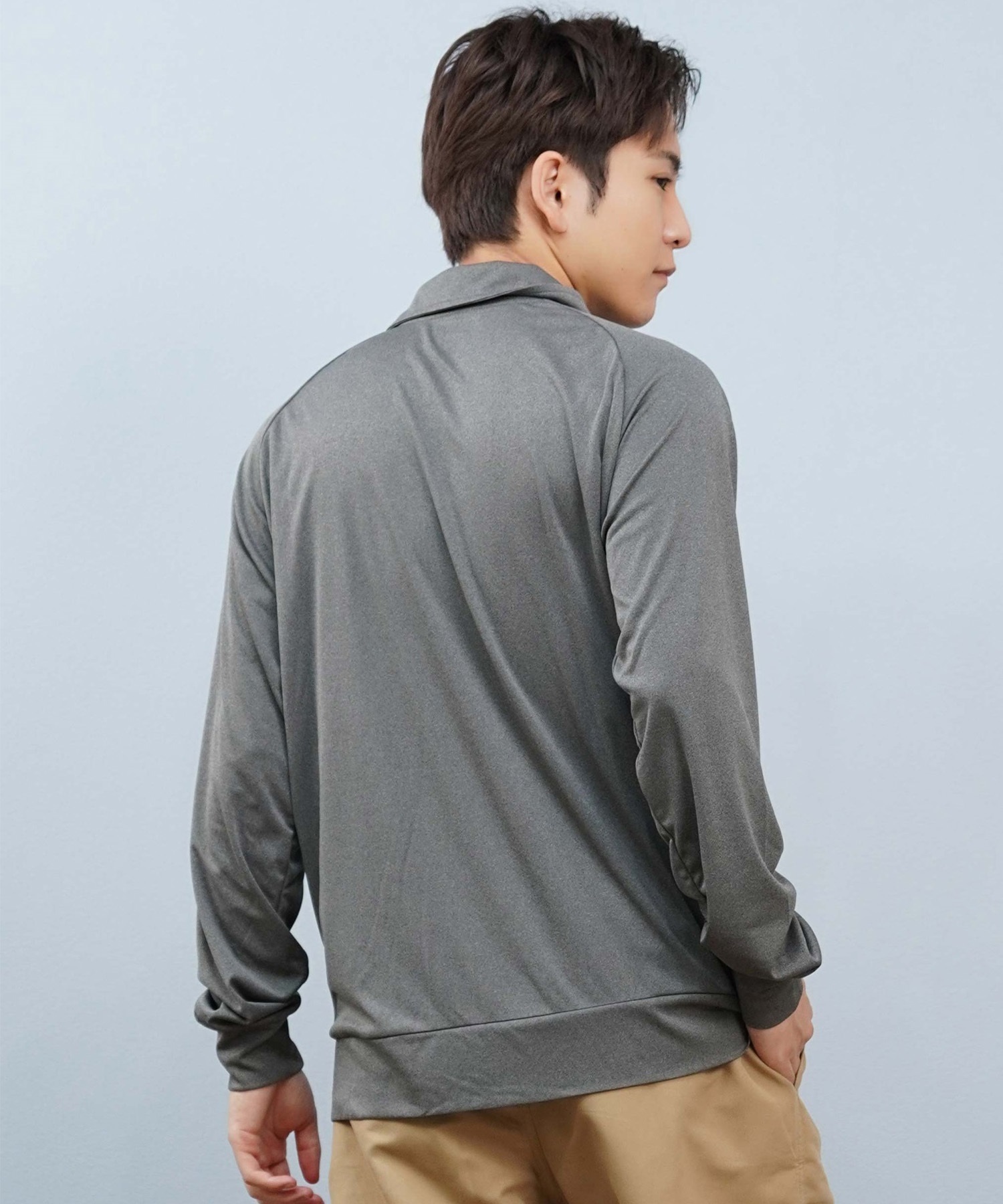 Hurley ハーレー 水着 ラッシュガード 長袖 Tシャツ ロンT メンズ UVカット ロゴ ジップアップ MSRG251012(CGHT-S)