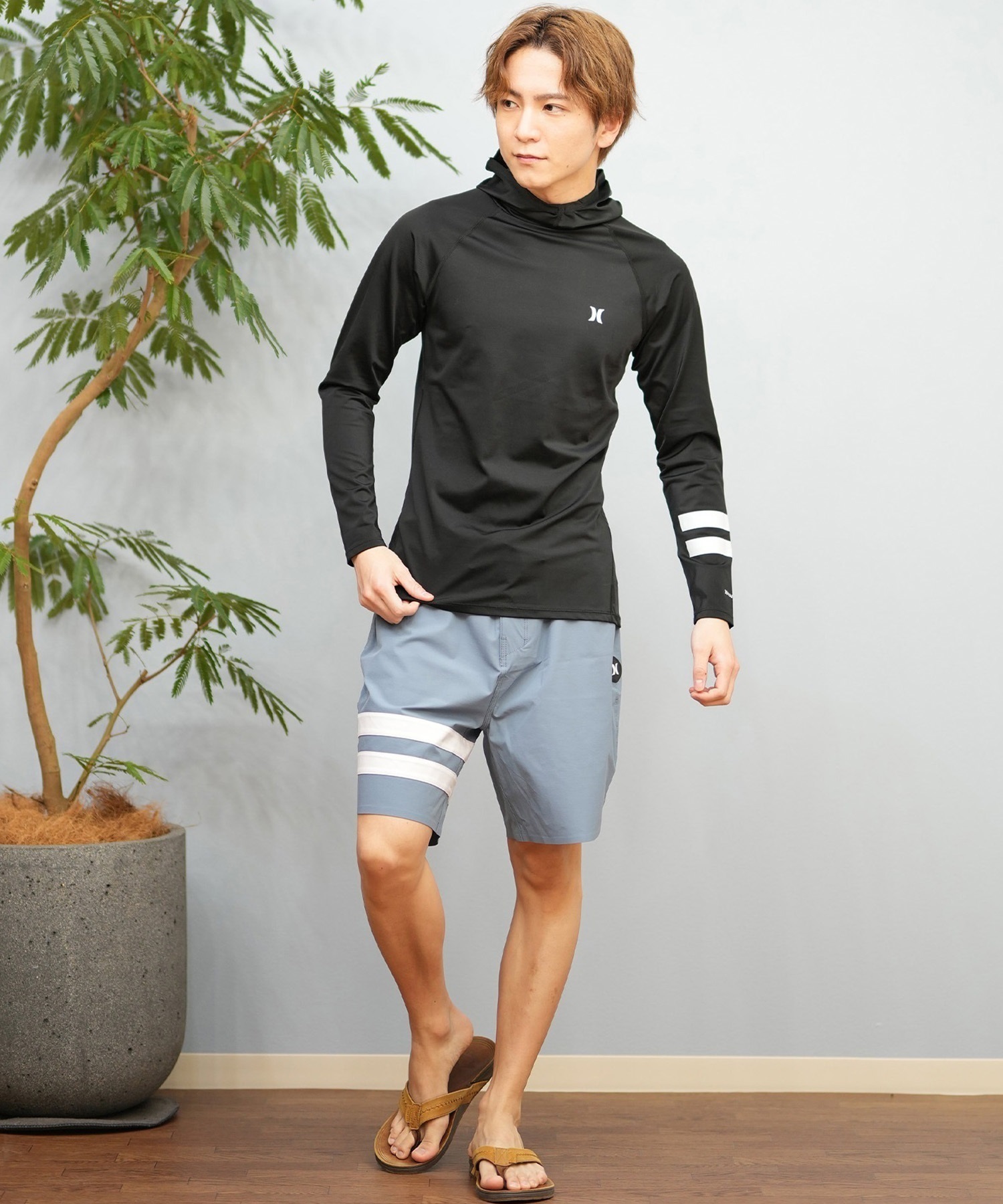 Hurley ハーレー 水着 ラッシュガード 長袖 Tシャツ ロンT