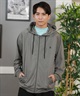 Hurley ハーレー 水着 ラッシュガード 長袖 ジップアップ パーカー メンズ バックプリント 水陸両用 吸水速乾 UVカット MUFZ251015(WHT-M)