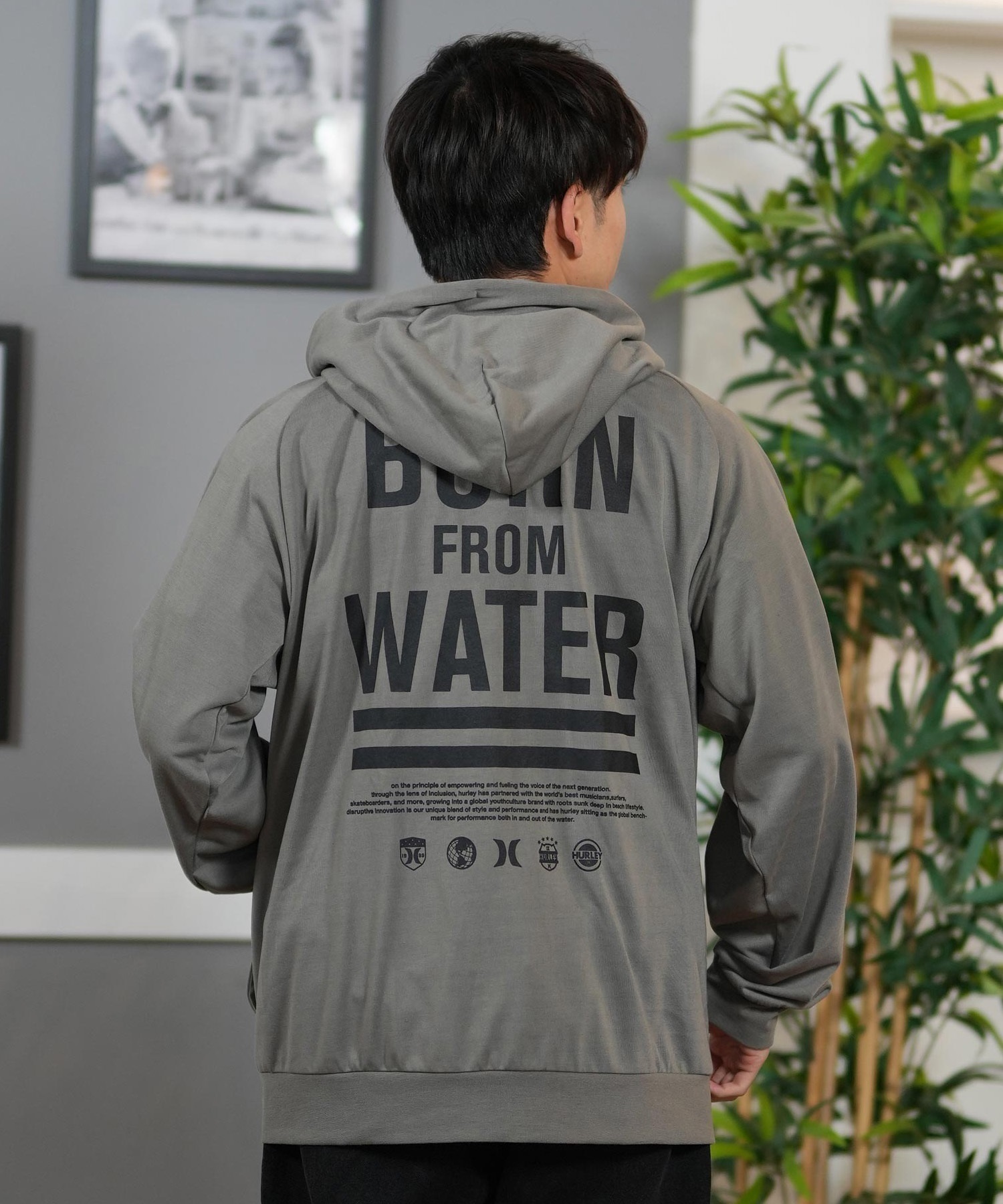 ハーレー（HURLEY）（メンズ）水着 海パン　ラッシュガード　パーカー　セット Hurley ハーレー 水着 ラッシュガード 長袖 ジップアップ