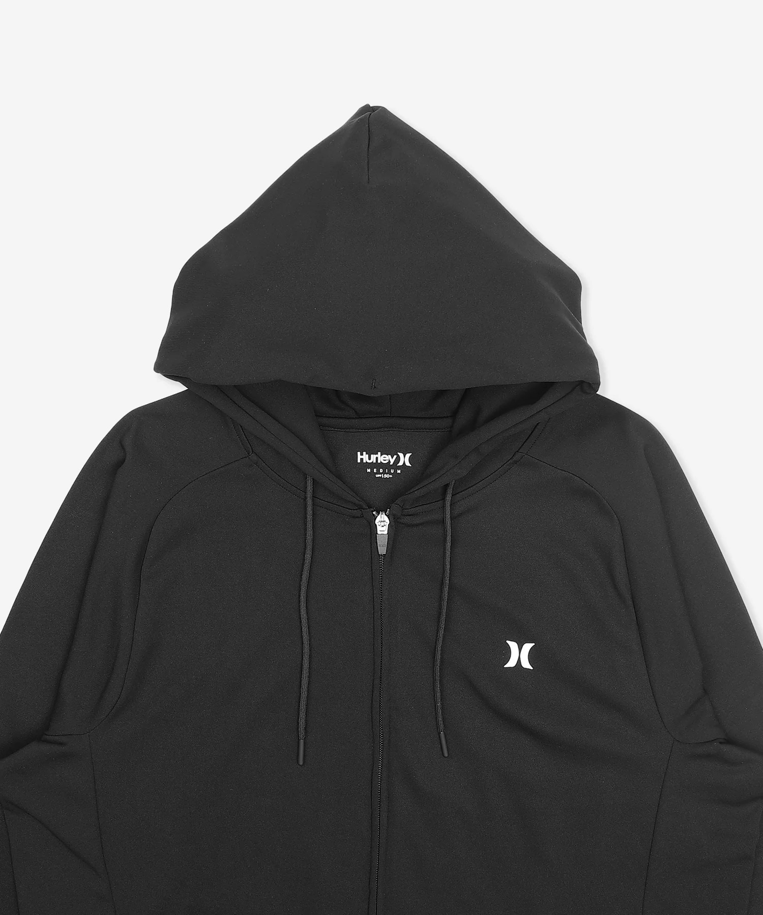 Hurley ハーレー 水着 ラッシュガード 長袖 ジップアップ パーカー メンズ バックプリント 水陸両用 吸水速乾 UVカット MUFZ251015(WHT-M)