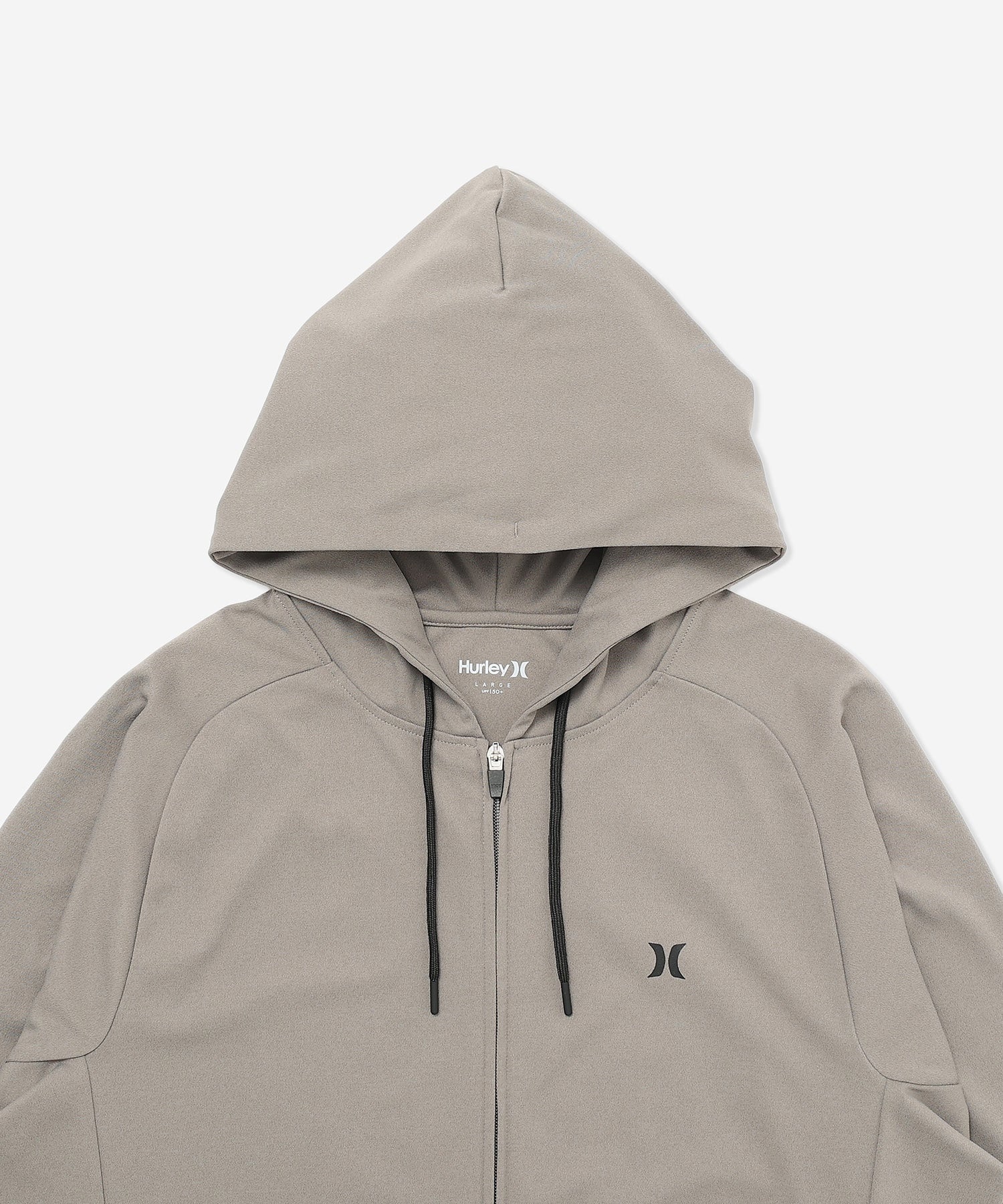 Hurley ハーレー 水着 ラッシュガード 長袖 ジップアップ パーカー メンズ バックプリント 水陸両用 吸水速乾 UVカット MUFZ251015(WHT-M)