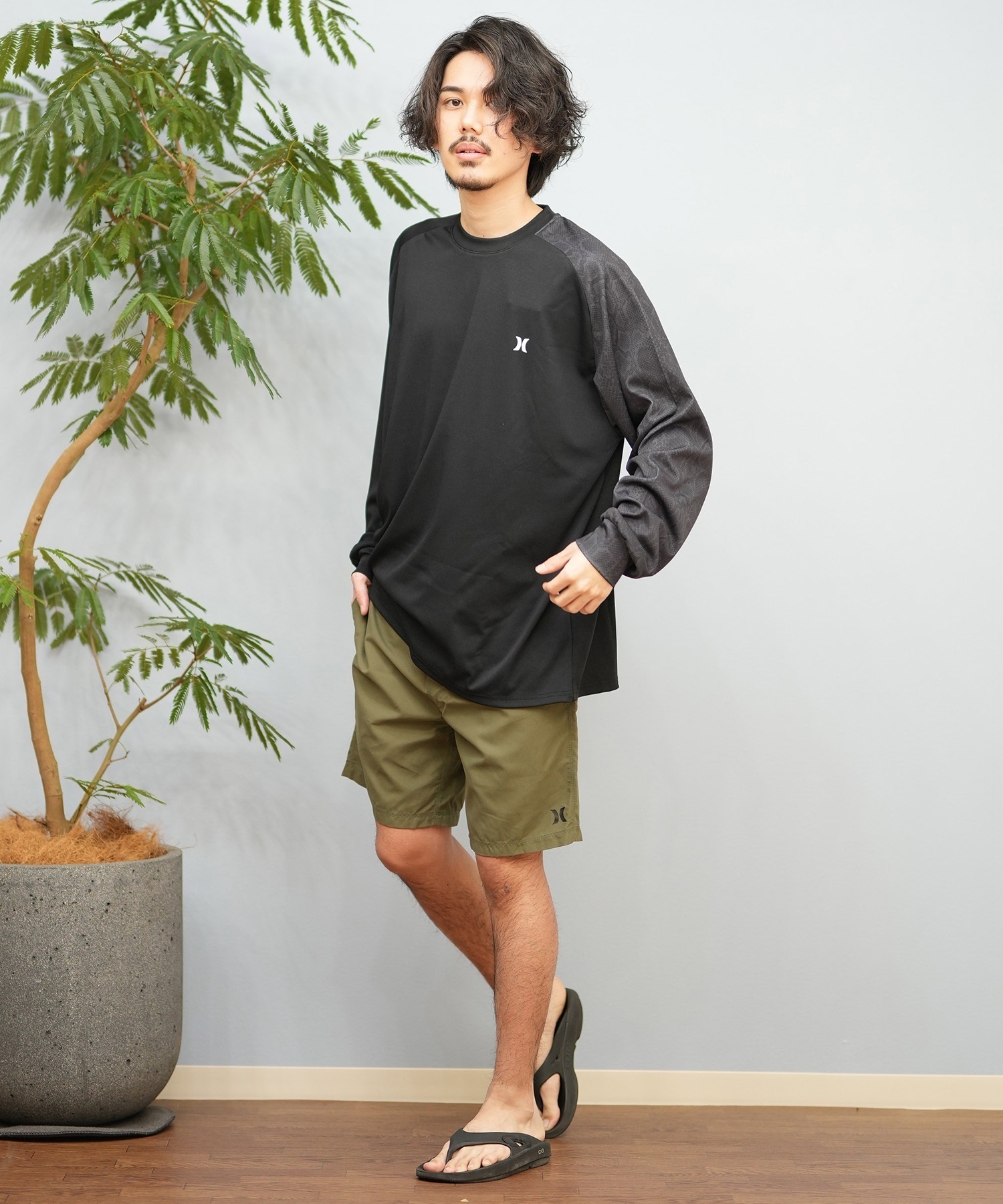 Hurley ラッシュガード HURLEY/ハーレー 水陸両用 UVカット
