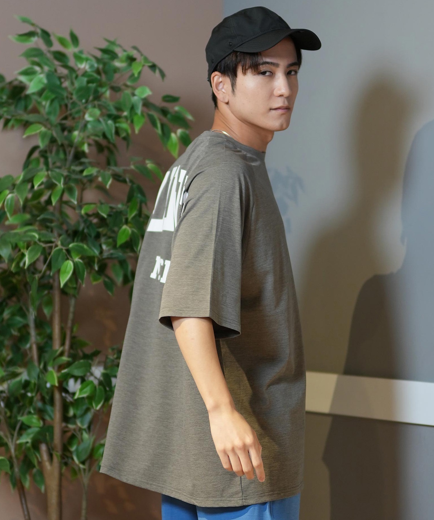 Hurley ハーレー ラッシュガード メンズ 半袖 Tシャツ バックプリント オーバーサイズ UVカット MUSS251035(WHT-M)