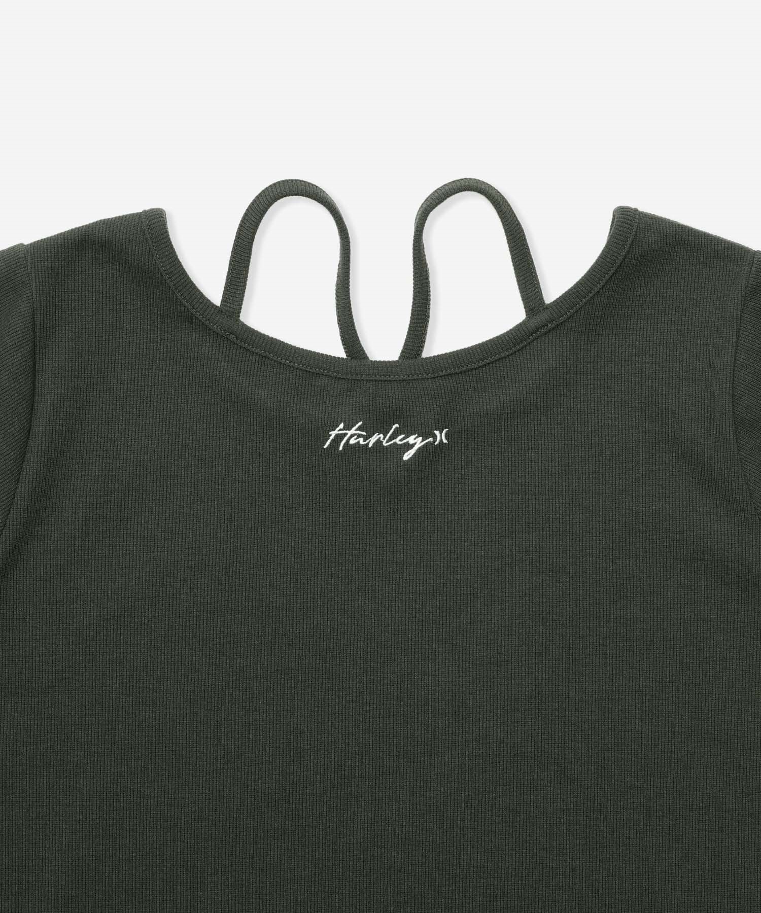 Hurley ハーレー ワンピース レディース ミニ丈 RIB STRING DRESS WCDR251060(BLK-S)