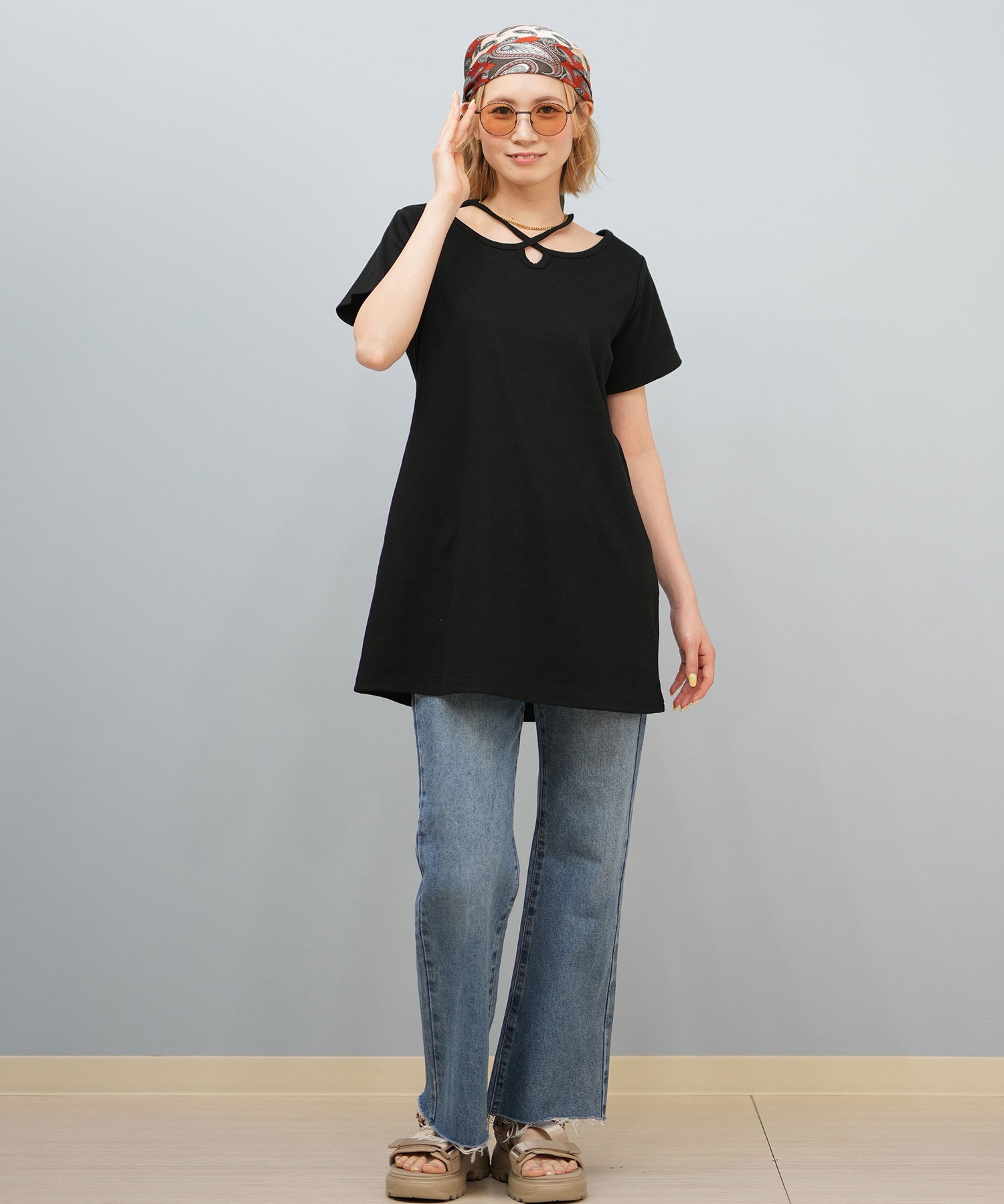 Hurley ハーレー ワンピース レディース ミニ丈 RIB STRING DRESS WCDR251060(BLK-S)