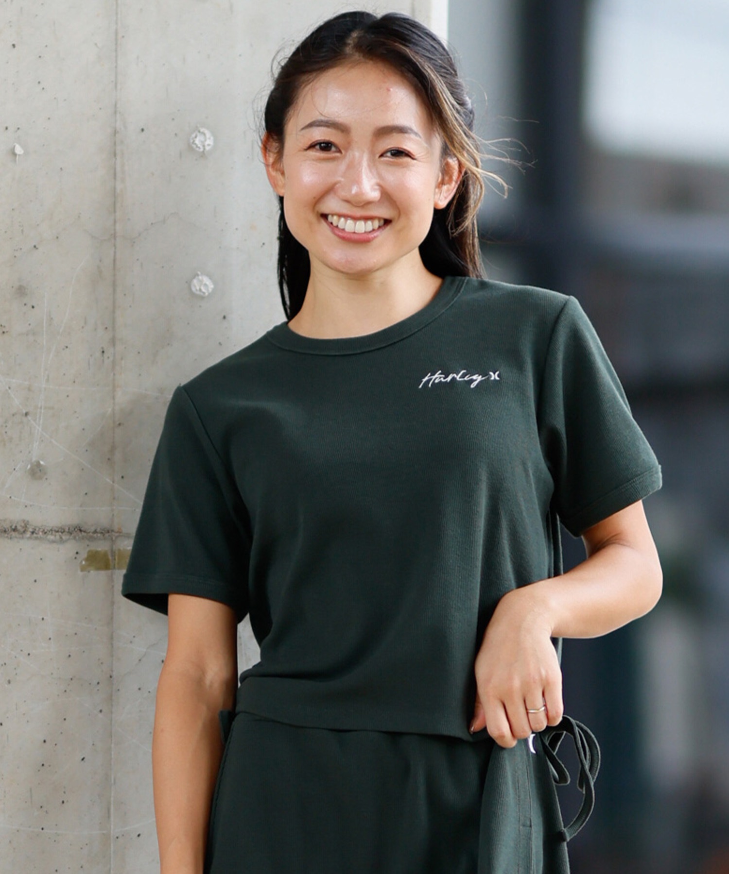tシャツ Hurley/ハーレー リボン/水陸両用Tシャツ/UVケア WUSS251019 レディース Hurley tシャツ Hurley/ハーレー リボン/水陸両用Tシャツ/UVケア