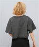 Hurley ハーレー  半袖 Tシャツ レディース シンプル ショート丈 OVS EMB OE LG CRPD SS TEE WCSS251049(BLK-M)