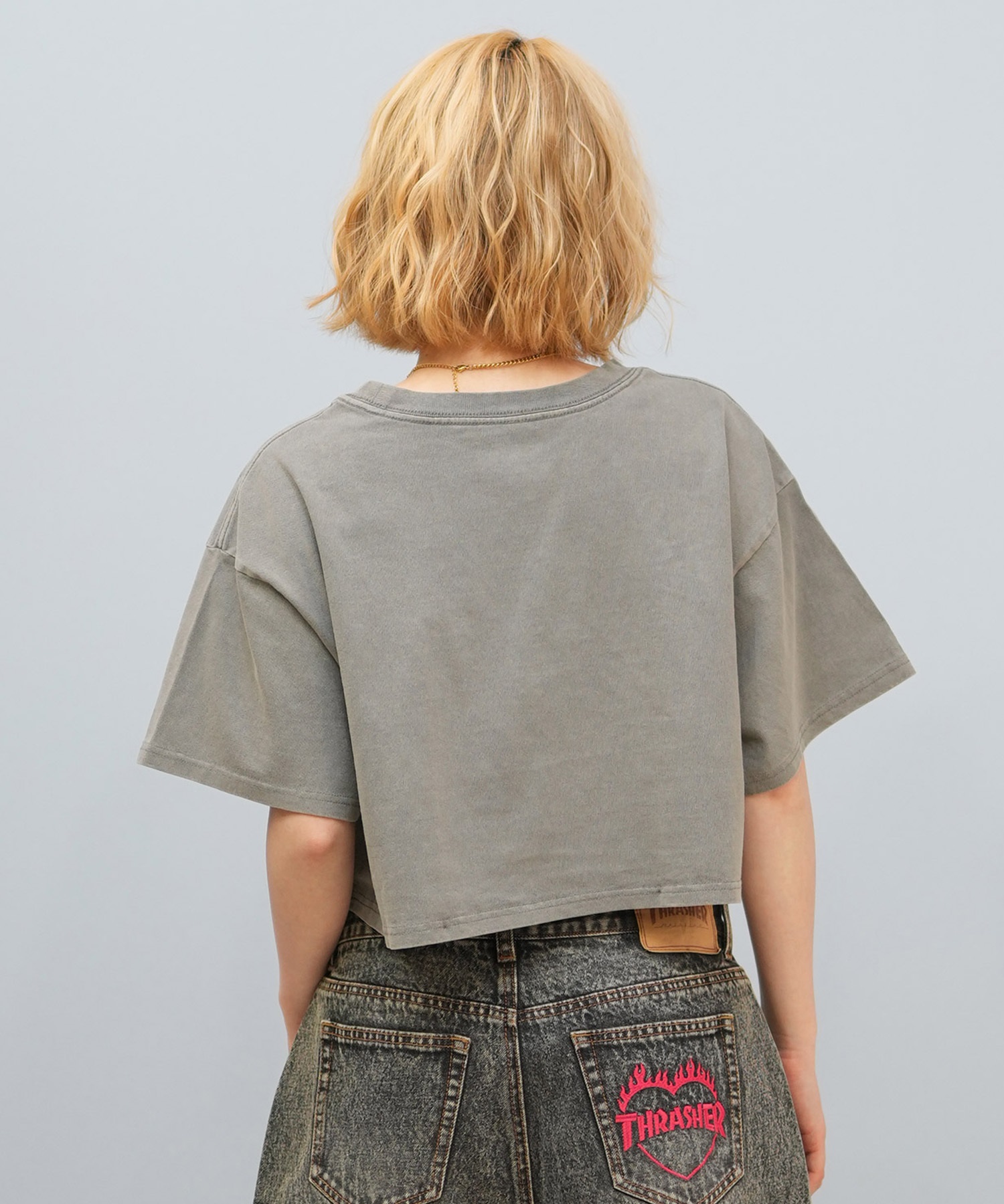 Hurley ハーレー  半袖 Tシャツ レディース シンプル ショート丈 OVS EMB OE LG CRPD SS TEE WCSS251049(BLK-M)